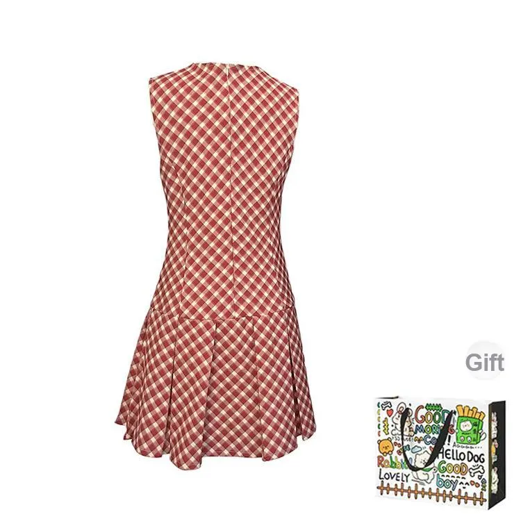 OURUOKE Sleeveless Dress Women's-1