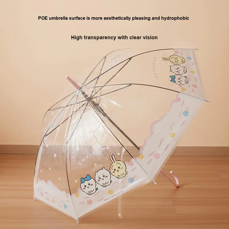 MINISO Umbrellas Transparent Pink-3