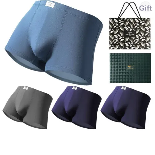 SEPTWOLVES Трусы Мужские Коробка 4 Пачки + Сумка для покупок