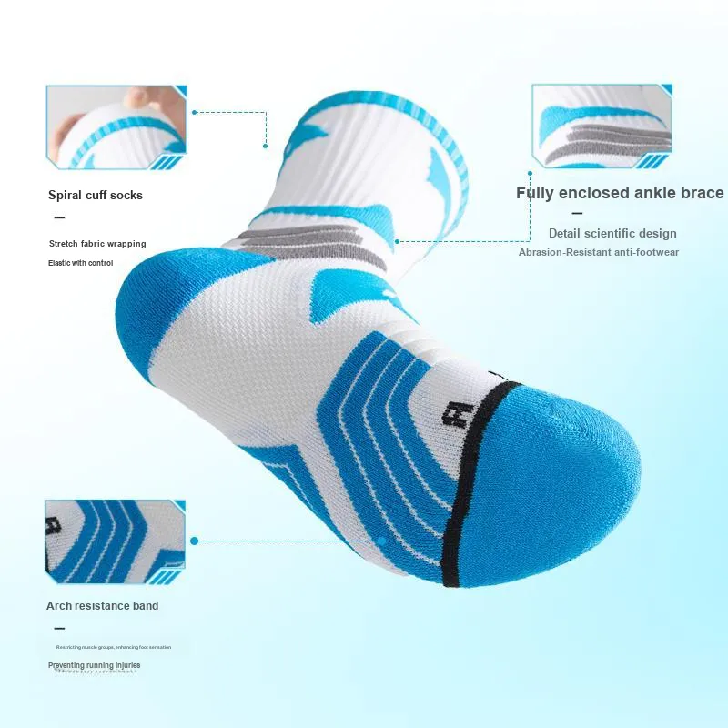 JIAZINI Basketball Socks Men's 3 Pack-15