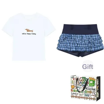 Dippanis Two Piece Skirt Sets Women's
