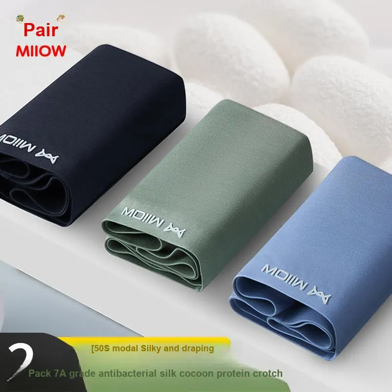 MIIOW Underpants Men's 3 Pack Mixed Color-4