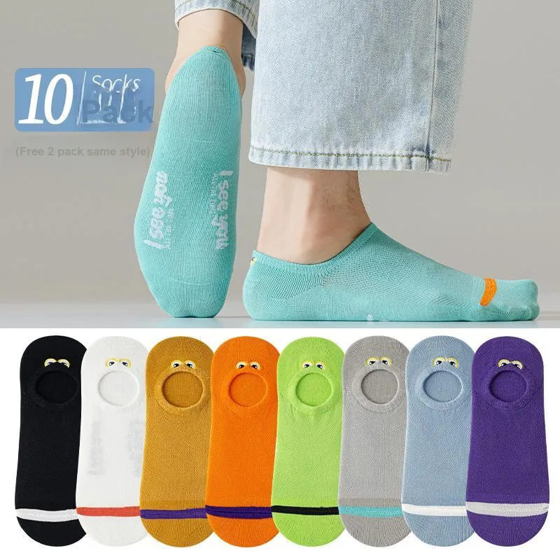 Cotton Gene No Show Socks Men's Combo Set-15