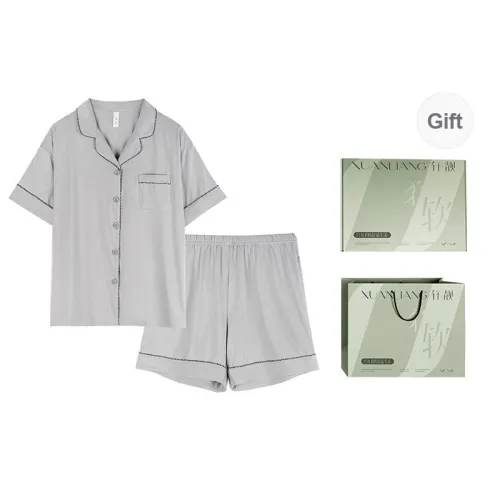 Xuan Liang Pajama Set Women's Gift Box Set Ultimate Gray