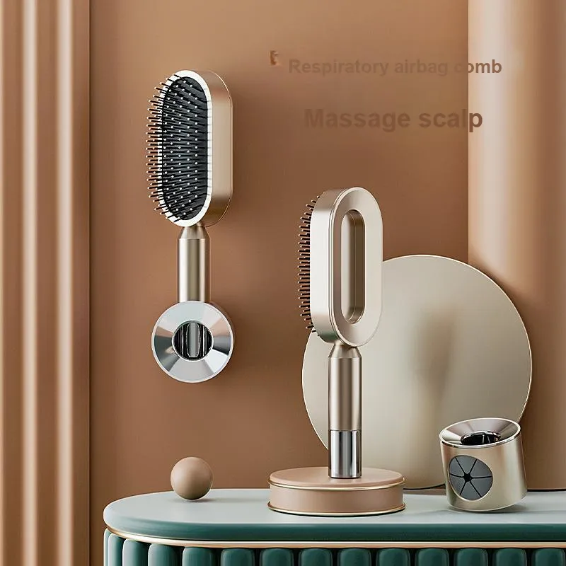 Future Maple Good Looking Portable Airbag Comb Massage Scalp Curling-3
