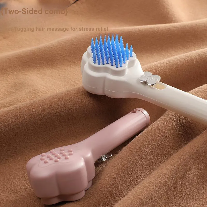 Gentle Welcome Long Handle Shampoo Comb, Dry And Wet Dual Use, Hollow Scalp Comb, Hair Friendly Comb Massage-2