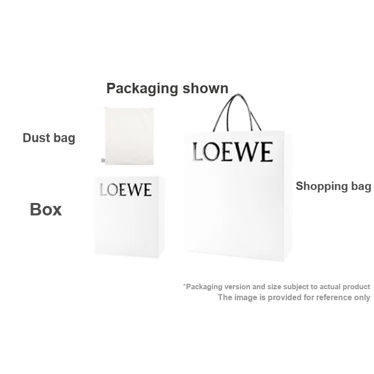 LOEWE Puzzle Fold Bright Cow Leather Tote Bag, Shopping Bag, Shoulder Bag, Handbag Mini Women's Warm Sand Yellow-4