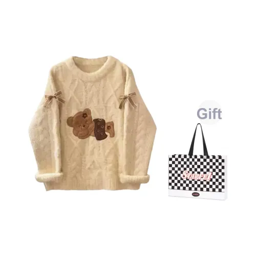 STARFEI Абрикос Женские Свитера