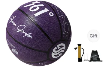 361° Raid PU Basketball Purple Size 7 Training Competition Unisex