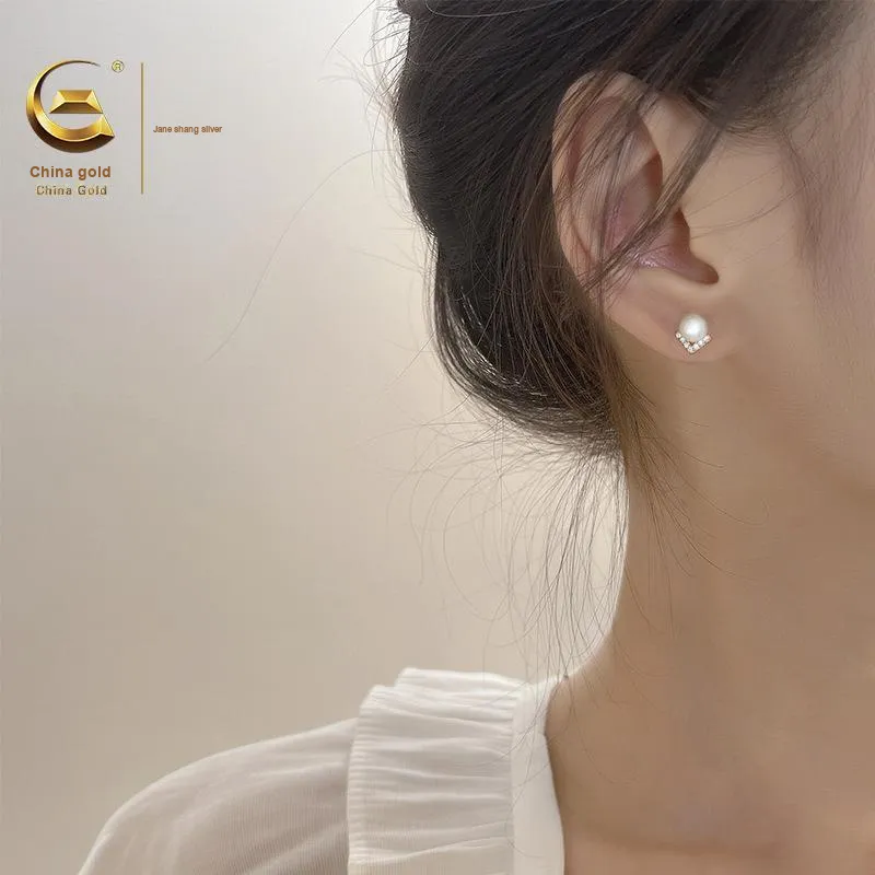 ZSY S925 Pair Of Stud Earrings Women's Box, Girlfriend-4