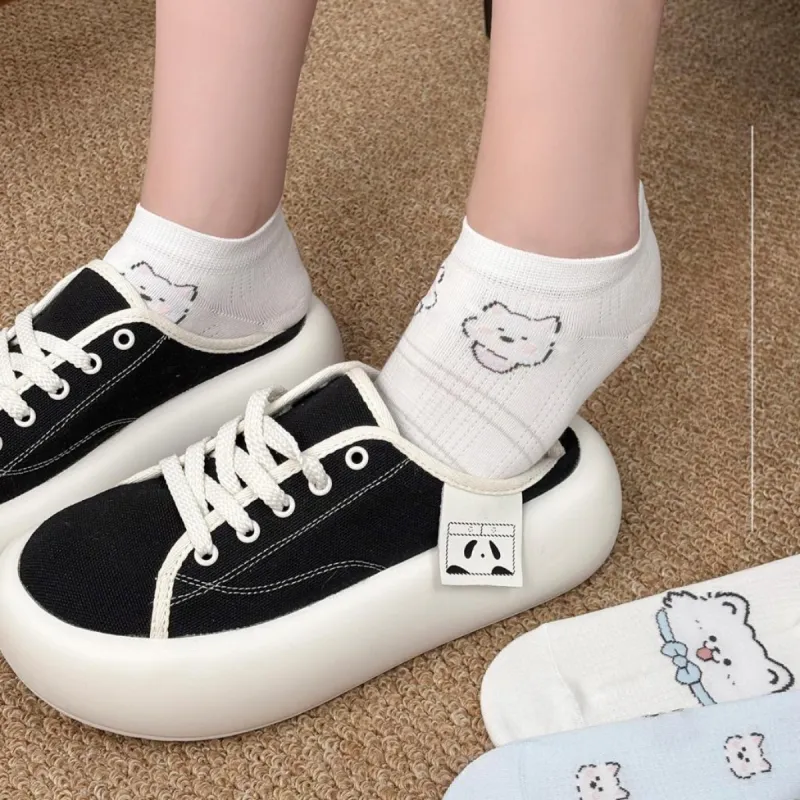 JIAZINI No Show Socks Women's 4 Pack-14