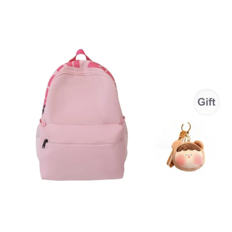 Yalu Oxford Backpack Regular Unisex Gray/Black/Yellow/Red/Purple/Pink-0
