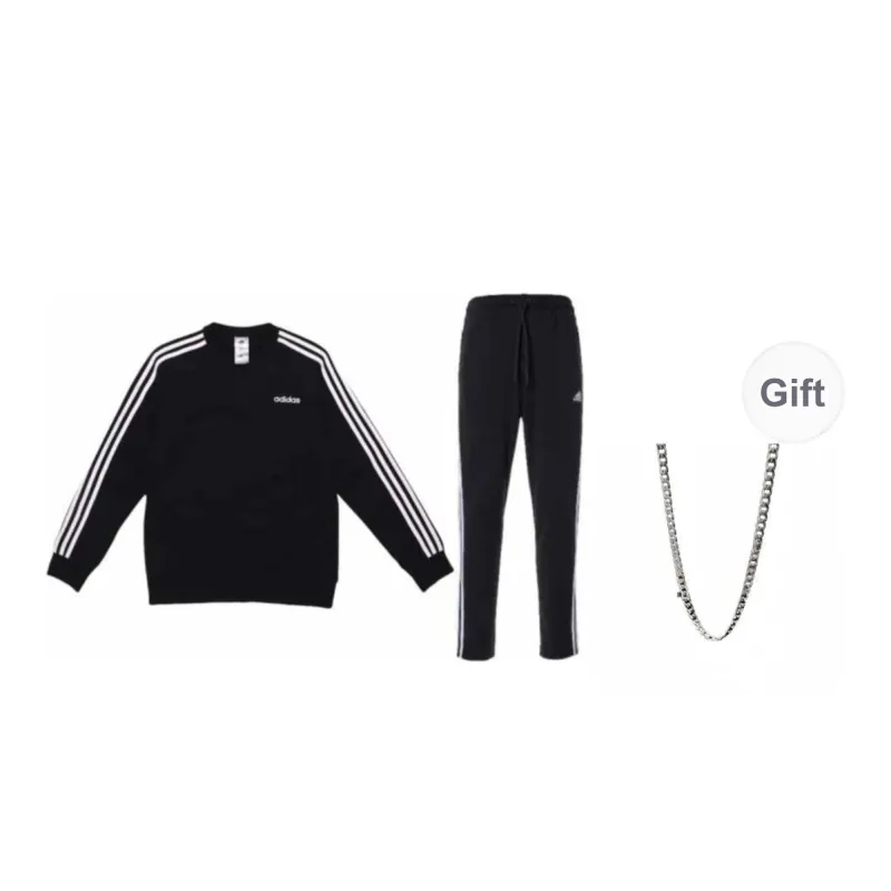 Adidas Sweatshirt Set Unisex Black-0