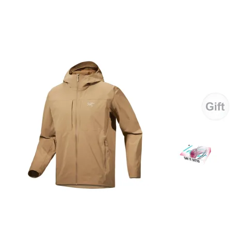 Arcteryx Windbreaker Jackets Men Sandalwood Brown - Includes Box