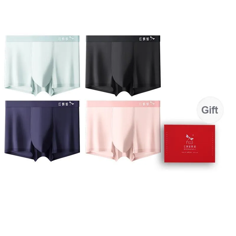 RED DRAGONFLY Underpants Men's 4 Piece Gift Box Sets-7