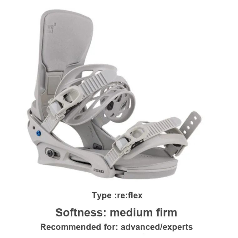 BURTON CARTEL X RE FLEX Single Snowboard Ski Bindings Men's-5