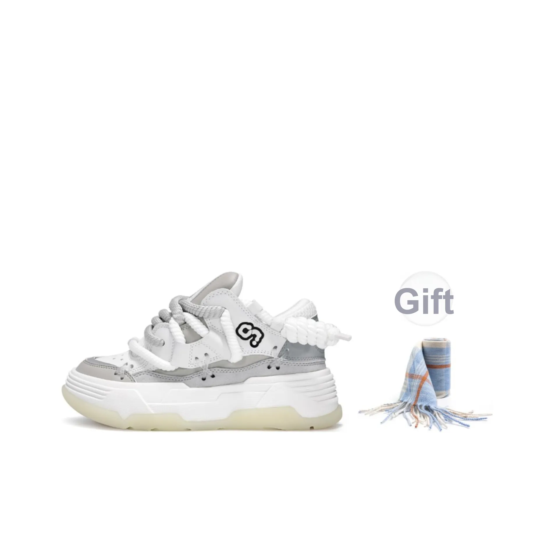 Размер CN Skate Серый Warrior Покрытие Противоскользящее Устойчивое к износу Легкий Дышащий Увеличение Высоты