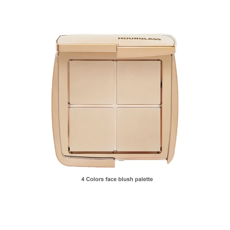 Hourglass 4 Colors Face Blush Palette Box Portable Blush Core Free-2