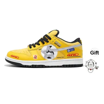 RIPSTAR SKBD SC Low Top Skateboard Shoes Unisex Yellow