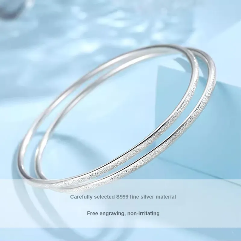 Fortune Gold New Chinese Style Sterling Silver Bracelets Unisex-3