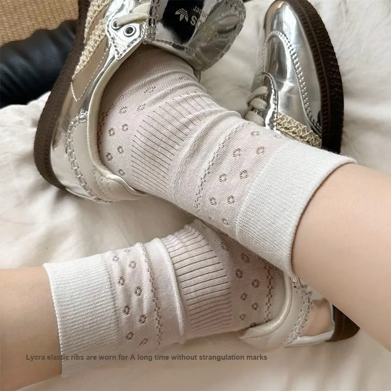 Moremoli Mid Calf Socks Women's Shopping Bag 2 Pack-4