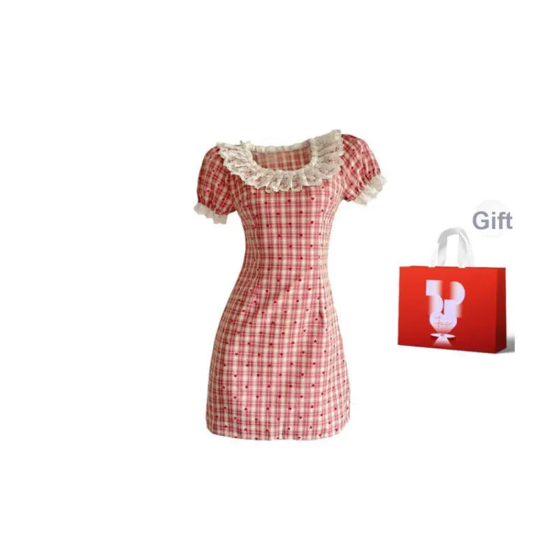 AURORA MUSE Short Sleeved Dress Women's-11