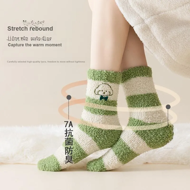 Top Melon Mid Calf Socks Women's 3 Pack-6