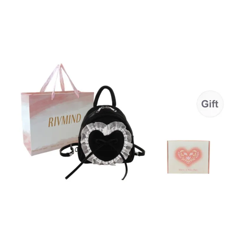 RIVMIND PU Backpack Women's Pink/Blue/Black-17