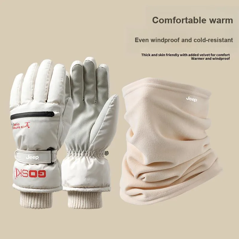Jeep Touchscreen Available Sports Gloves Men's-6