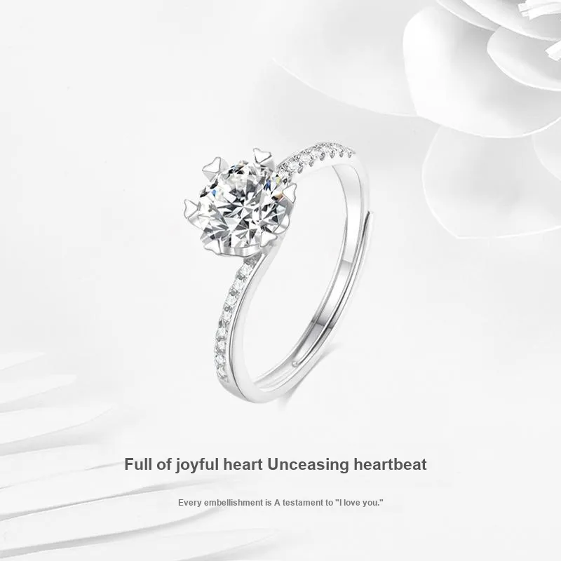 JUICY GRAPE S925 Silver Moissanite Rings Unisex-2