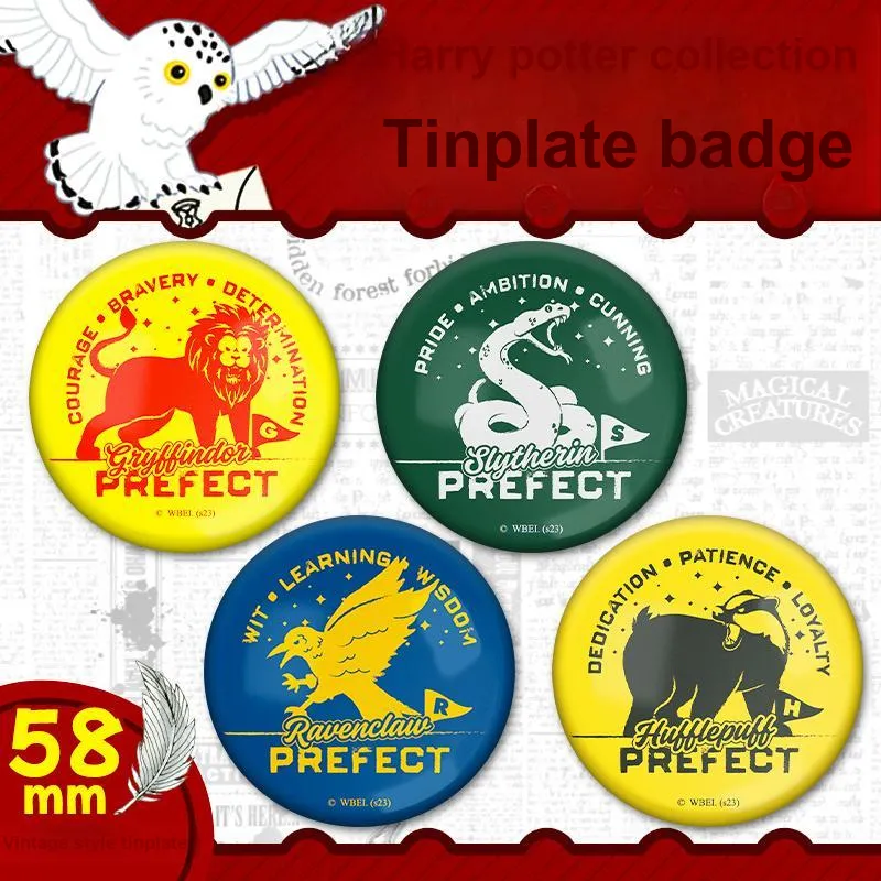 OTRAINBOW Harry Potter Characters Tinplate Badge IP Merch-3