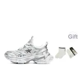Silver (Includes Mid-Calf & Flat Shoelaces)