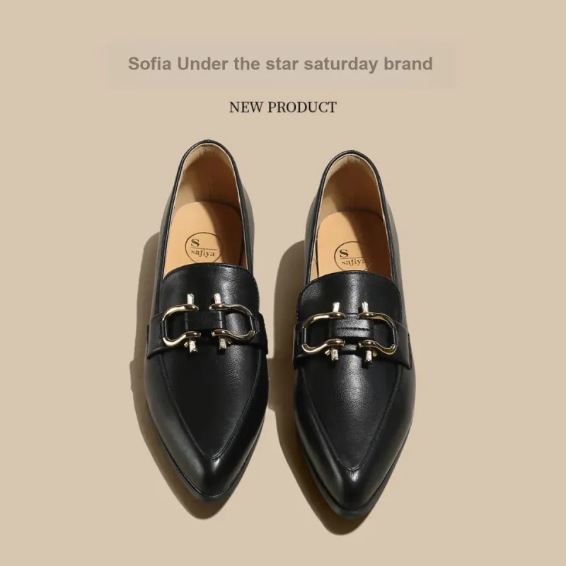 Safiya Loafers 3cm Women's Black-1