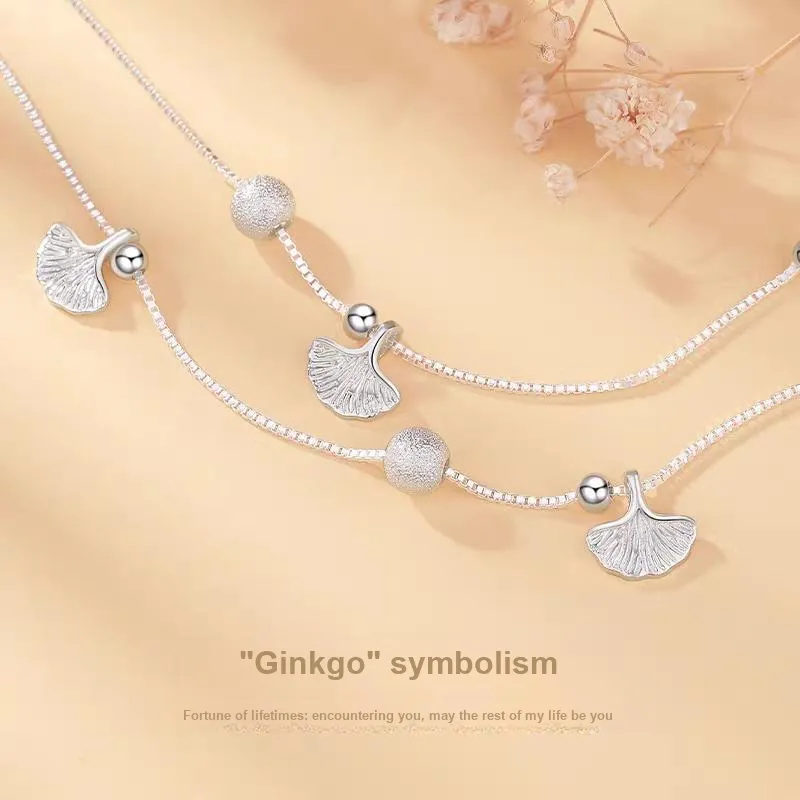 UZIID Sterling Silver Anklets Women's-1