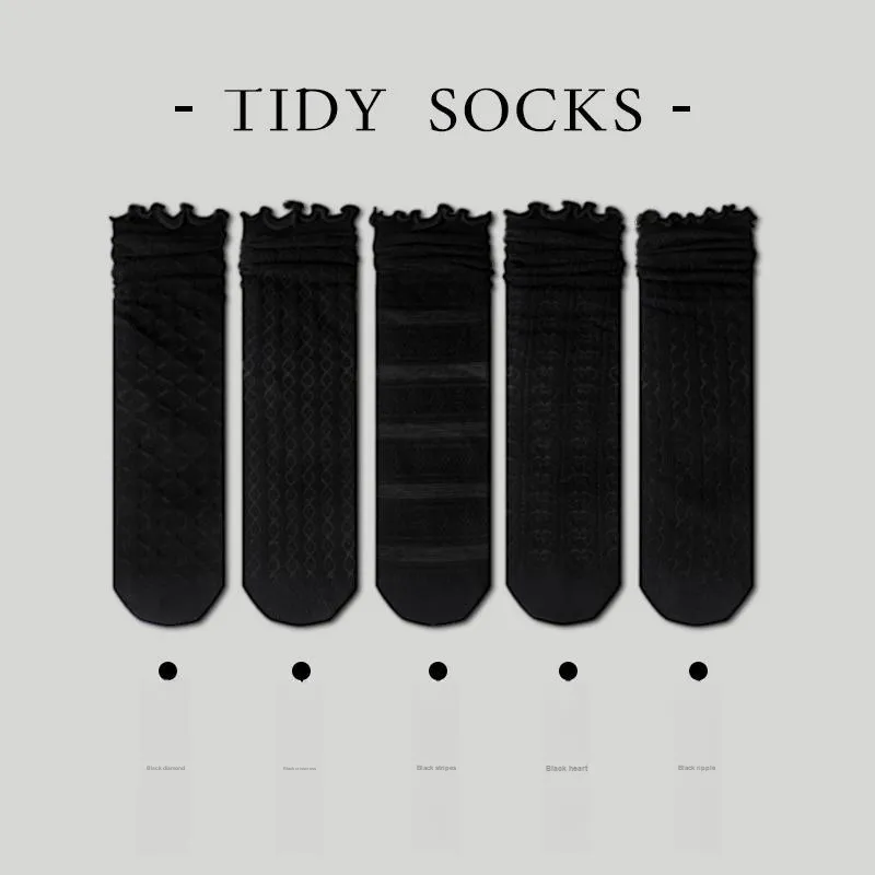 ROBINHOOD Mid Calf Socks Women's 5 Pack-1