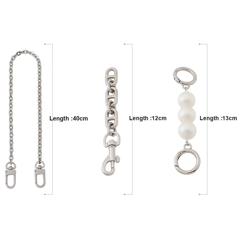 Gloya Metal Combo Set With Multiple Accessories Bags Women's Silver-7