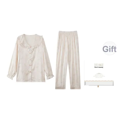 XIA.WA.ZHI.XIU Пижамный комплект женский двухкомпонентный комплект