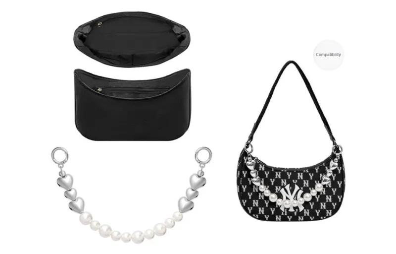 GUYI Metal/Flannelette Bag Accessories Women's Silver/Black-47
