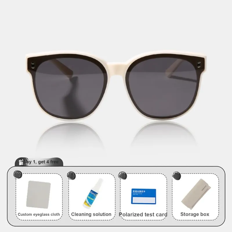 CACUSS Junior TR/Memory Plastic Square Sunglasses Unisex-4