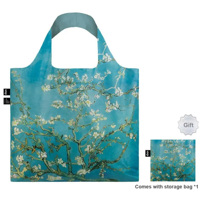 Loqi Recyclable Polyester Tote Bag Shopping Bag Shoulder Bag Handbag Women's Multicolor-6