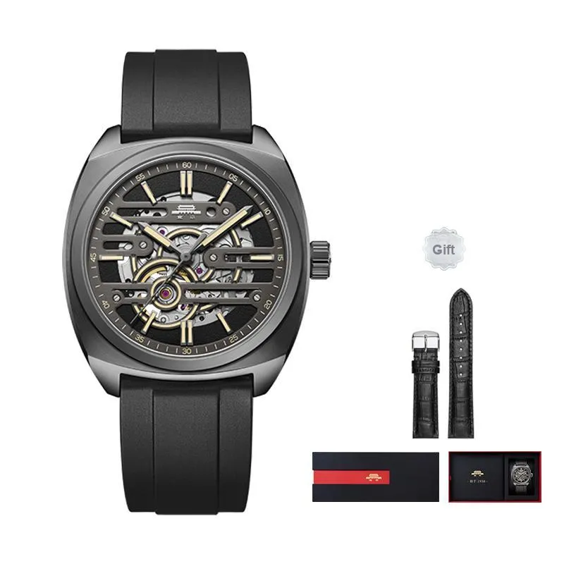 Beijing Automatic Mechanical Movement Watch Men's Watches Black Dial-5