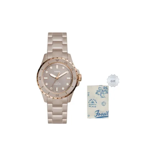 Окаменелость Кварцевый Movement Женские Часы 36 мм Серый