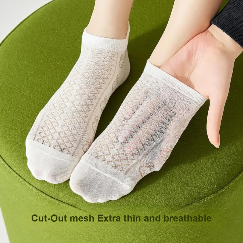 Temooues Ankle Socks Women's Combo Set-3