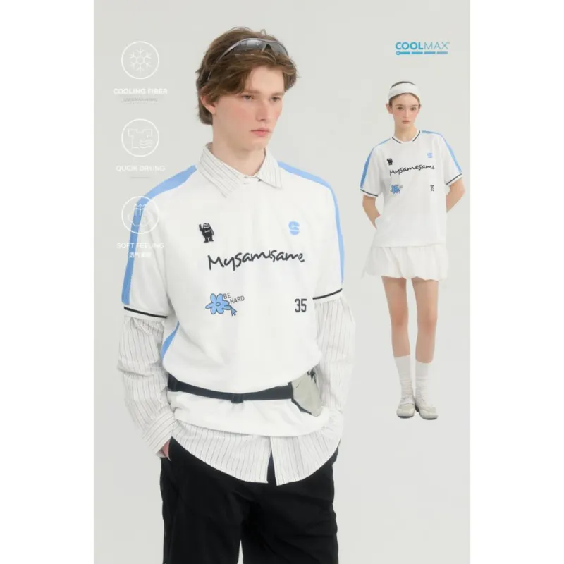 MYSAMESAME T Shirt Unisex White In Stock-6
