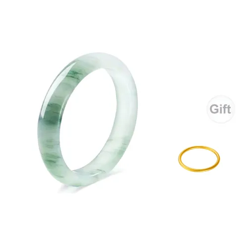 HAPPY BEAN Jade Bangles Women's