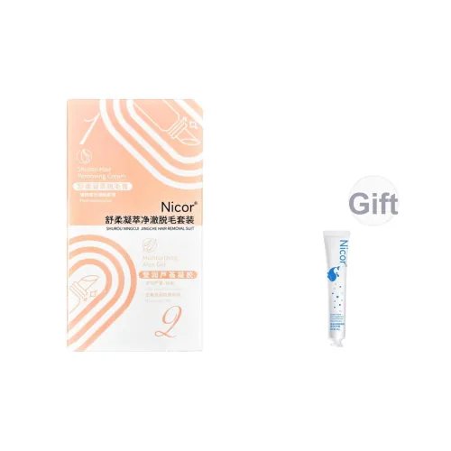 NICOR LIP Крем для удаления волос для мягкого удаления волос на лице и небольшой бороды а также для очистки