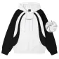 Black White (Hooded Thickened and Fleece-Lined)