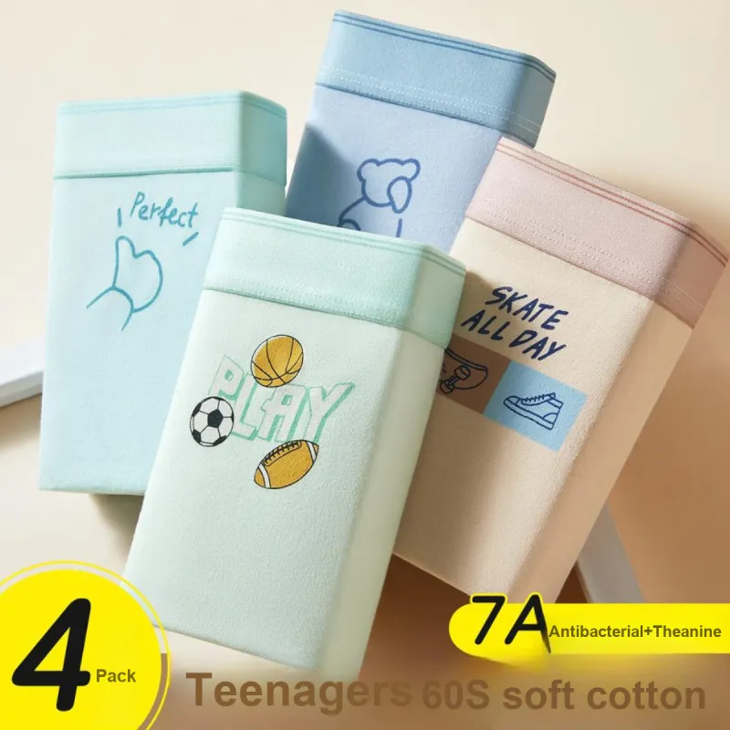 H YXIANG Underpants Men's 4 Pack Mixed Color-1