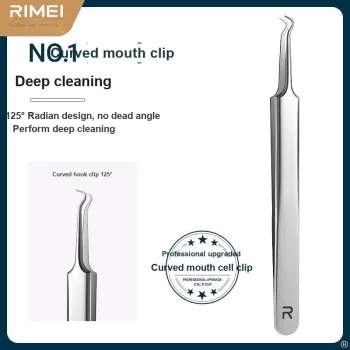 RIMEI Cellular Blackhead Extractor And Ultra Fine Pore Needle Set High Precision For Salons Tongs