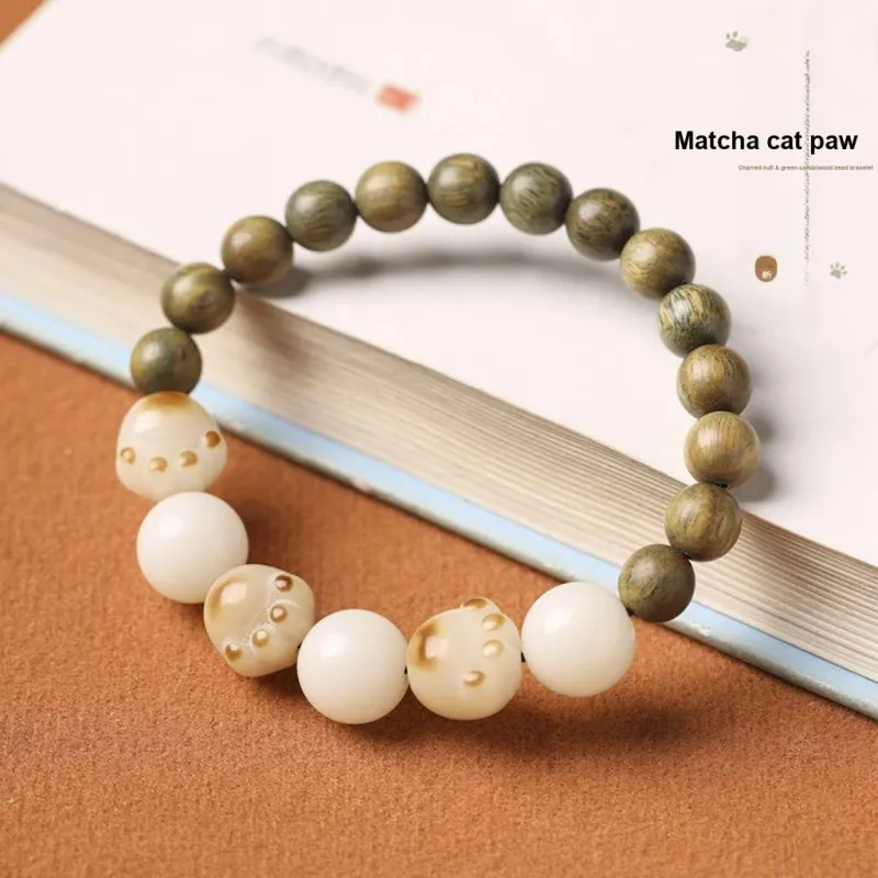 Lordship Green Sandalwood Bracelets Unisex-2